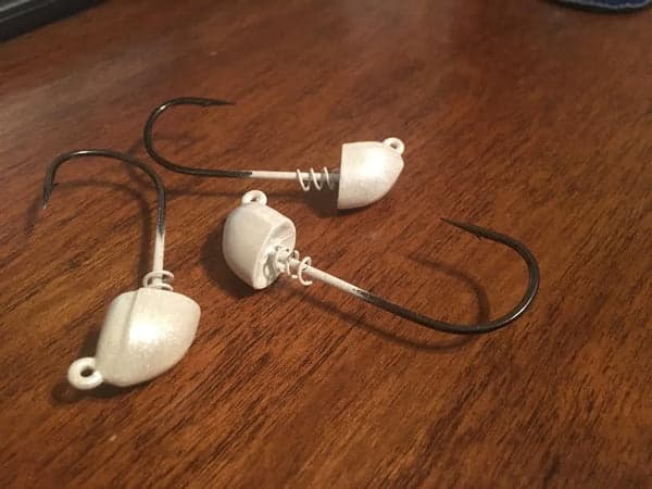 3/4 ounce Pearl True Lock Swimbait Head
