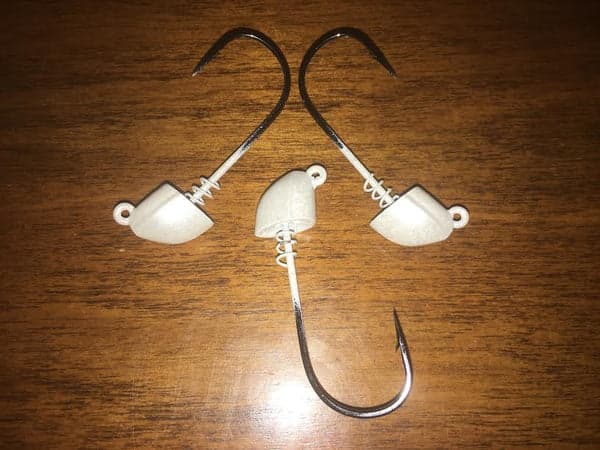 3/4 ounce Pearl True Lock Swimbait Head