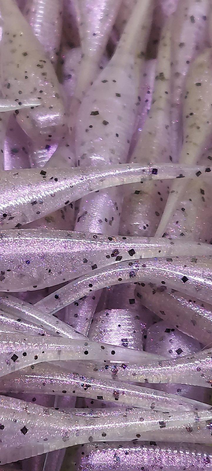 2" crappie slayer CW/lilac pepper