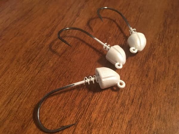 1/2 ounce Pearl True Lock Swimbait Head