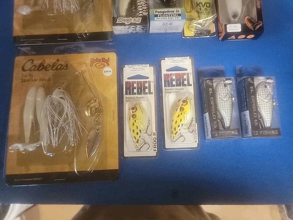 New Fishing Lure Lot, Rebel,13 Fishing,savage, Strike King, Cabelas, And More - Image 3