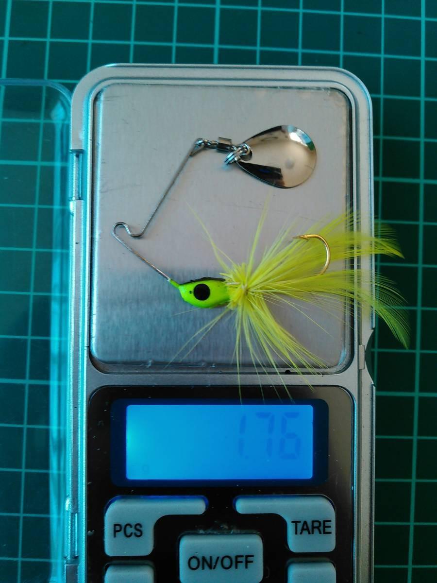 Ultra Small Spinnerbait 2G B  Black Bass Bluegill Crappie Panfish - Image 1