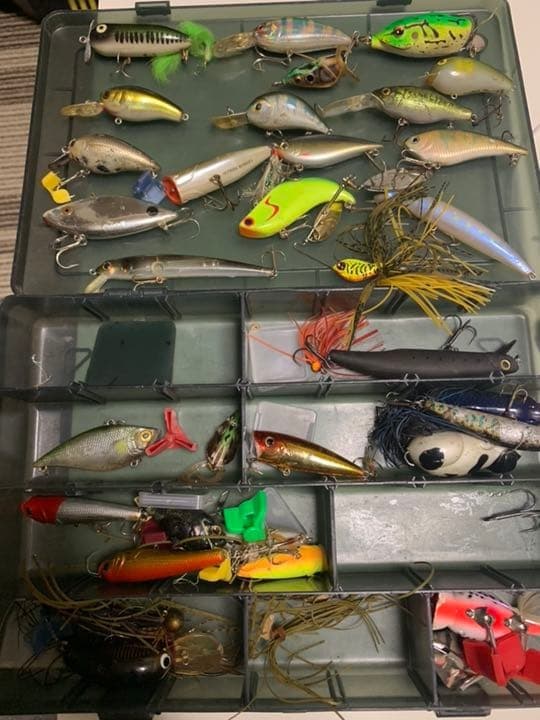 Daiwa Megabass Shimano Spinnerbait Lure Bulk Black Bass Used 30pcs - Image 2