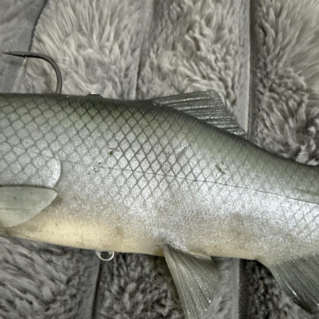 Baitsmith OG  ” kokanne H  swimbait 9” SUPER RARE Red Gills - Image 7