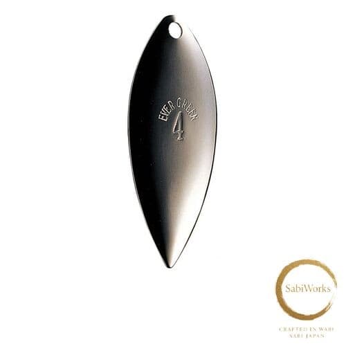 New Evergreen Original Mirror Finish Blade Wide Willow Leaf Blade Gunmetal #2 - Image 1