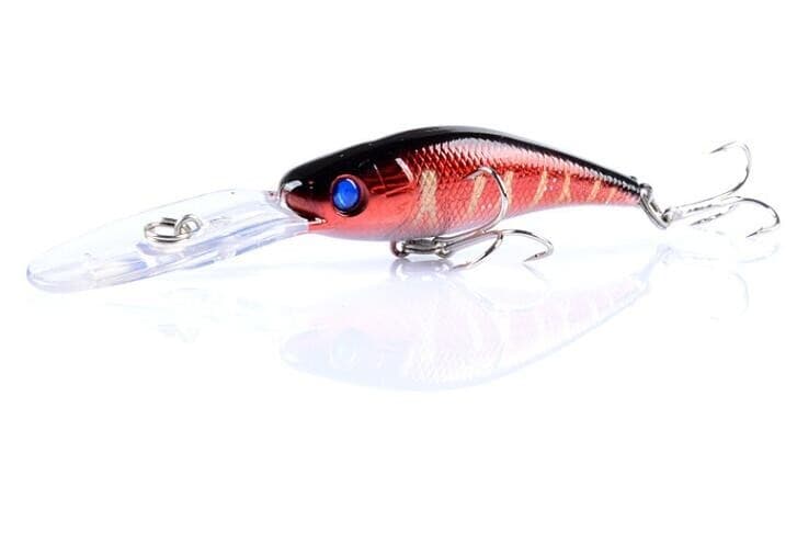 7PCS Fishing Lure Minnow 10cm 8g Crankbait Swimbait Artificial Wobblers Trolling - Image 5