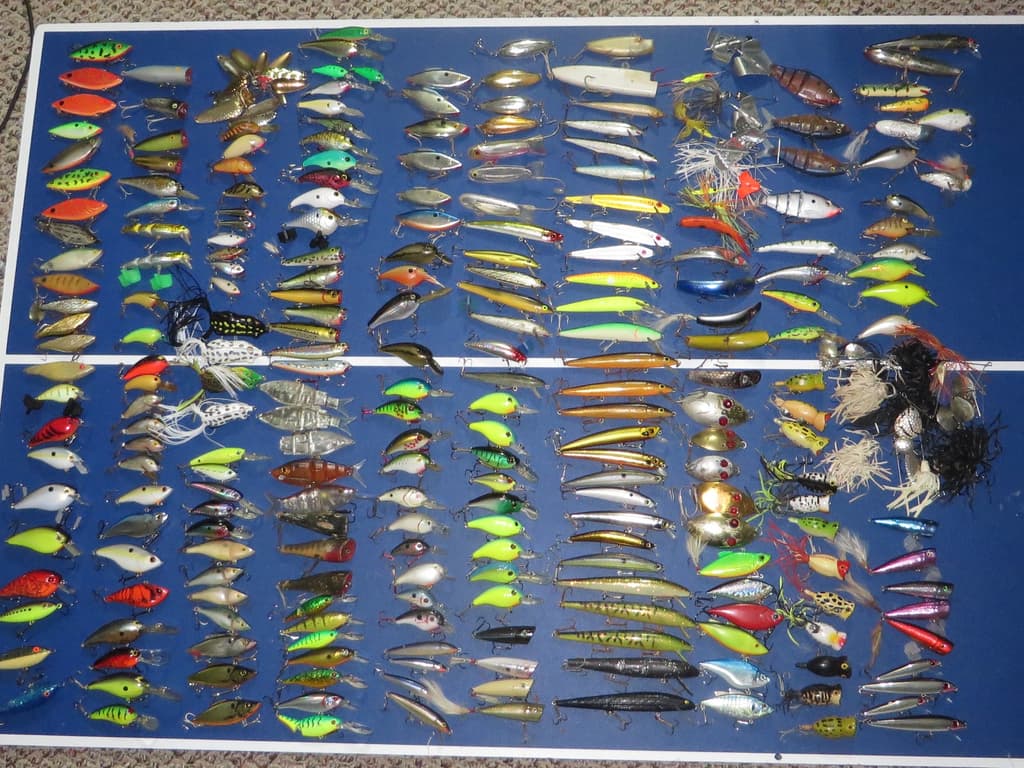 Huge Lot over 250 Lures Cordell Manns Rapala Rebel Strike King Lewis Creek Berkl - Image 1