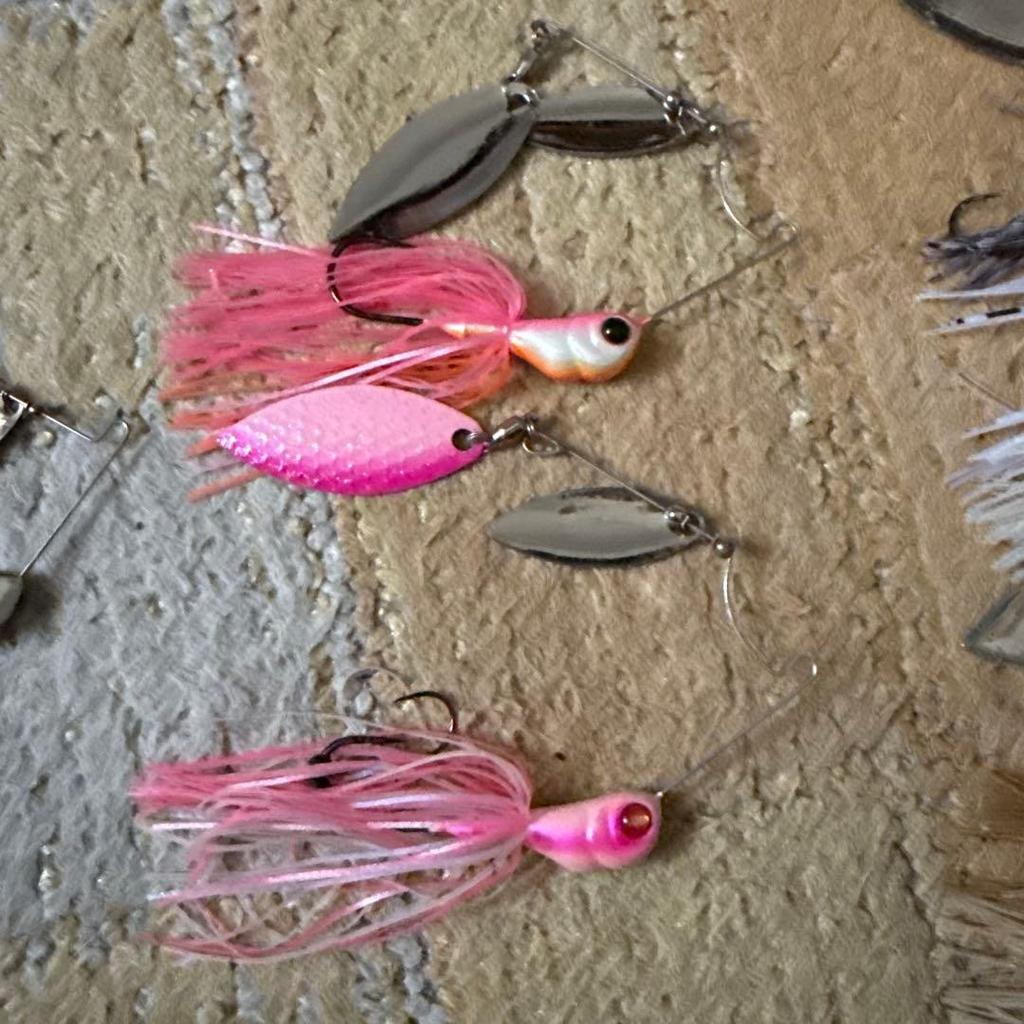 Jackal OSP Evergreen Spinnerbait 6pcs Set Used, Slight Scratches/Slight Rust - Image 6