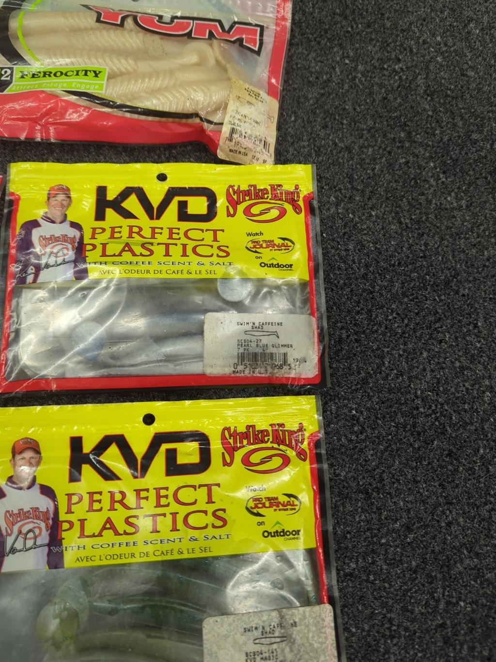 Lot Of 12 Packs Strike King Zero/Z-too-yum Lil Suzee-caffeine Shad Lot28 - Image 5