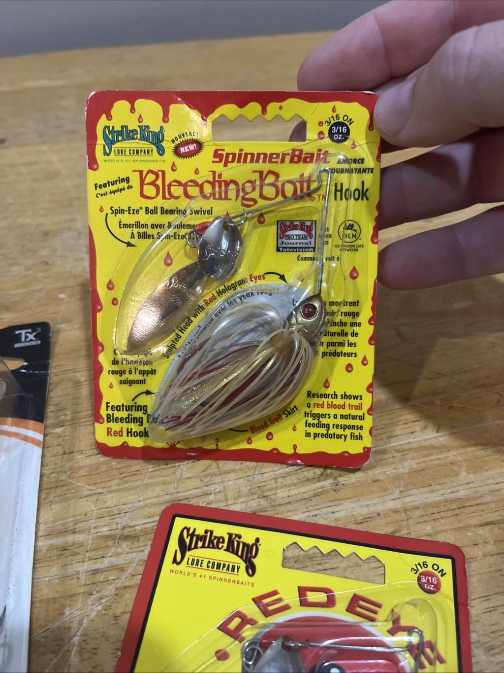 Bait Hard Spinner Strike King Tx3 Rebel Lot 4 Pc Fishing Lure - Image 4