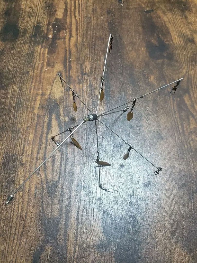 Alabama Rig Gold Blade High Strength 7-Arm Stainless Steel Bait for Bass - Image 2