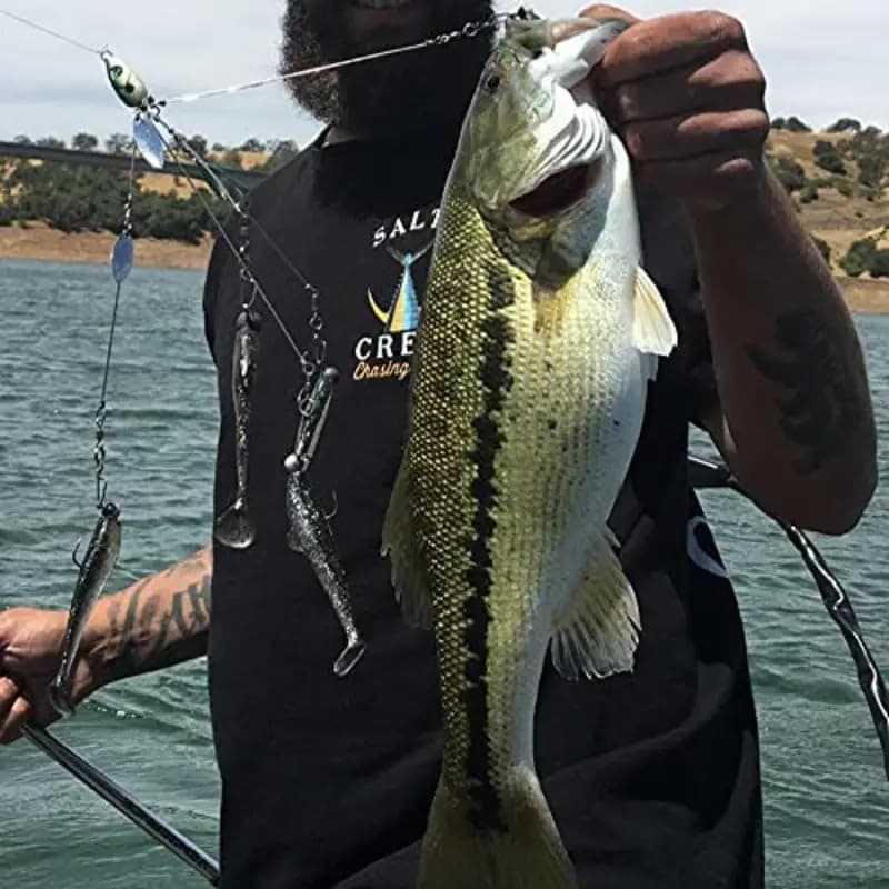 4Pack Premium18g 5 Arm Alabama Rig Head Umbrella Fishing Group Lures Bass - Image 2