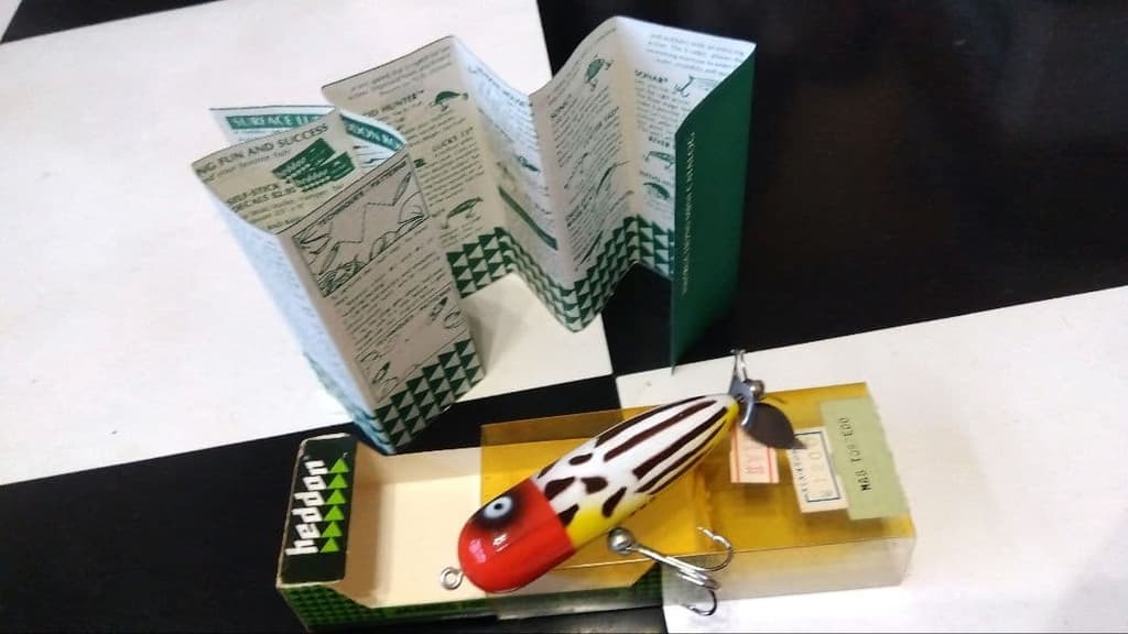 Old Heddon MAGNUM TORPEDO SMBR, un, never been in water - Image 5