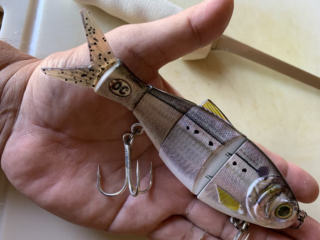 Pogie Lure SHAD Menhaden 2.30 oz. Orig. OC Swimbait White Bait 🔥BASS/Striper - Image 6