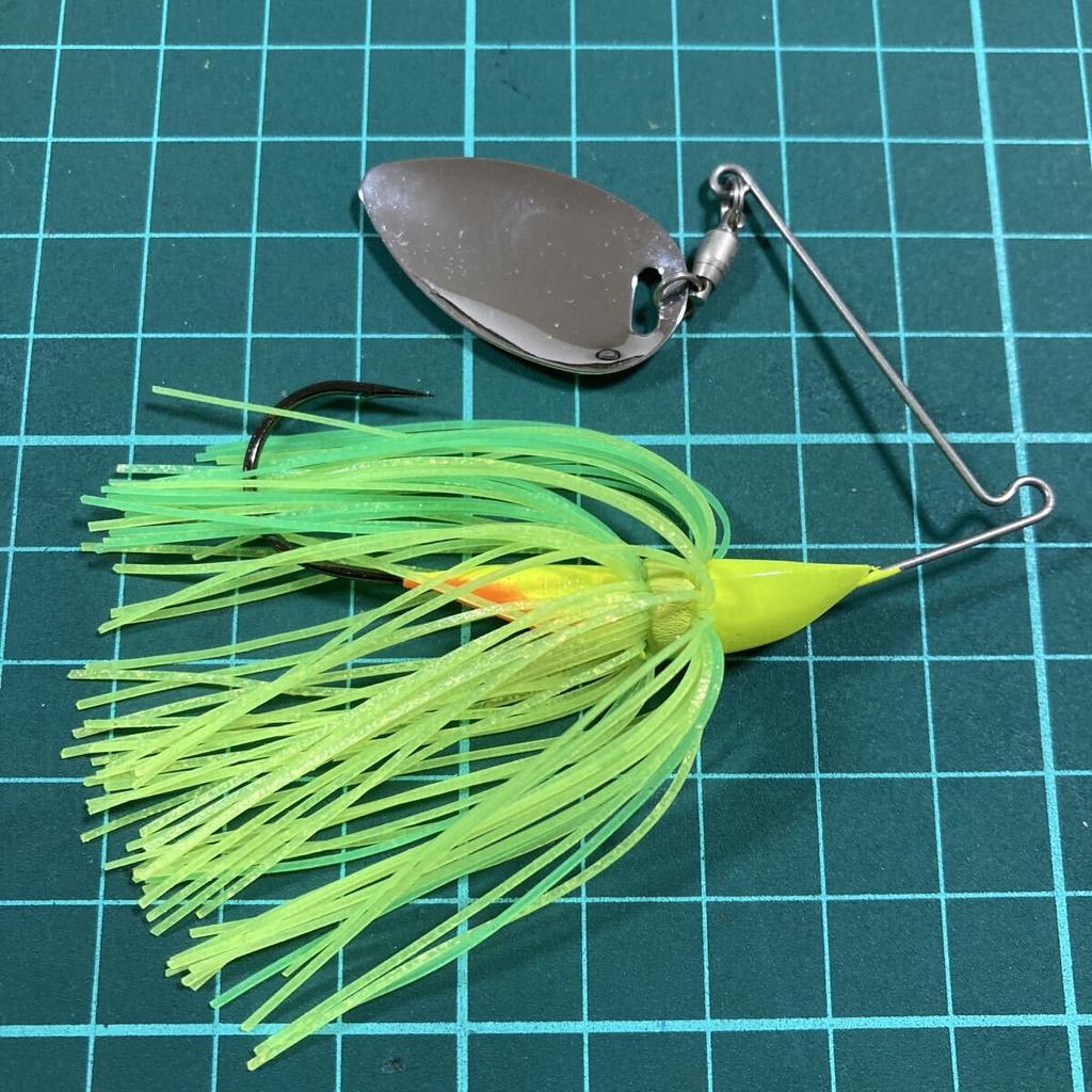 Lucky Craft MH 1S Spinnerbait Tungsten Resin Head Chart Color Used - Image 2