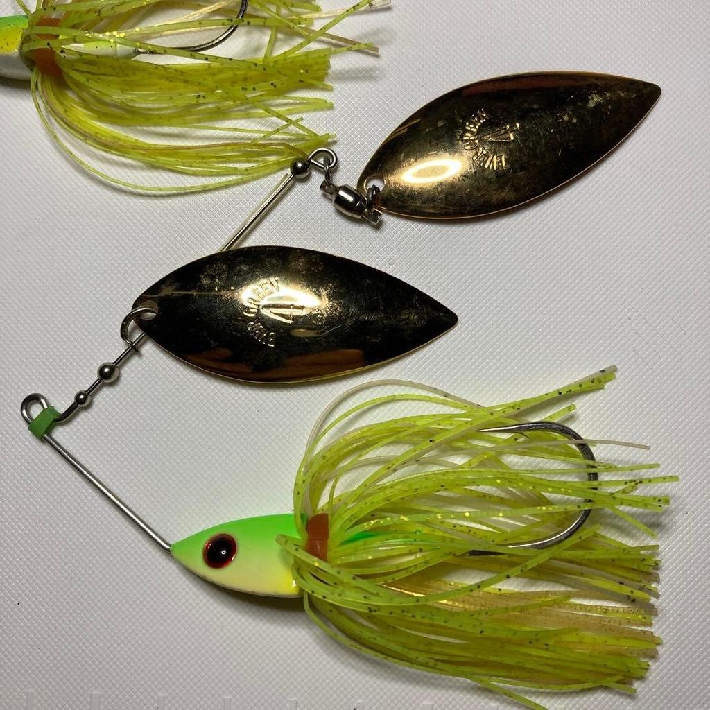 Evergreen Delta Force Spinnerbait 2pcs Hard Lure Small/Large Fishing Bait - Image 2