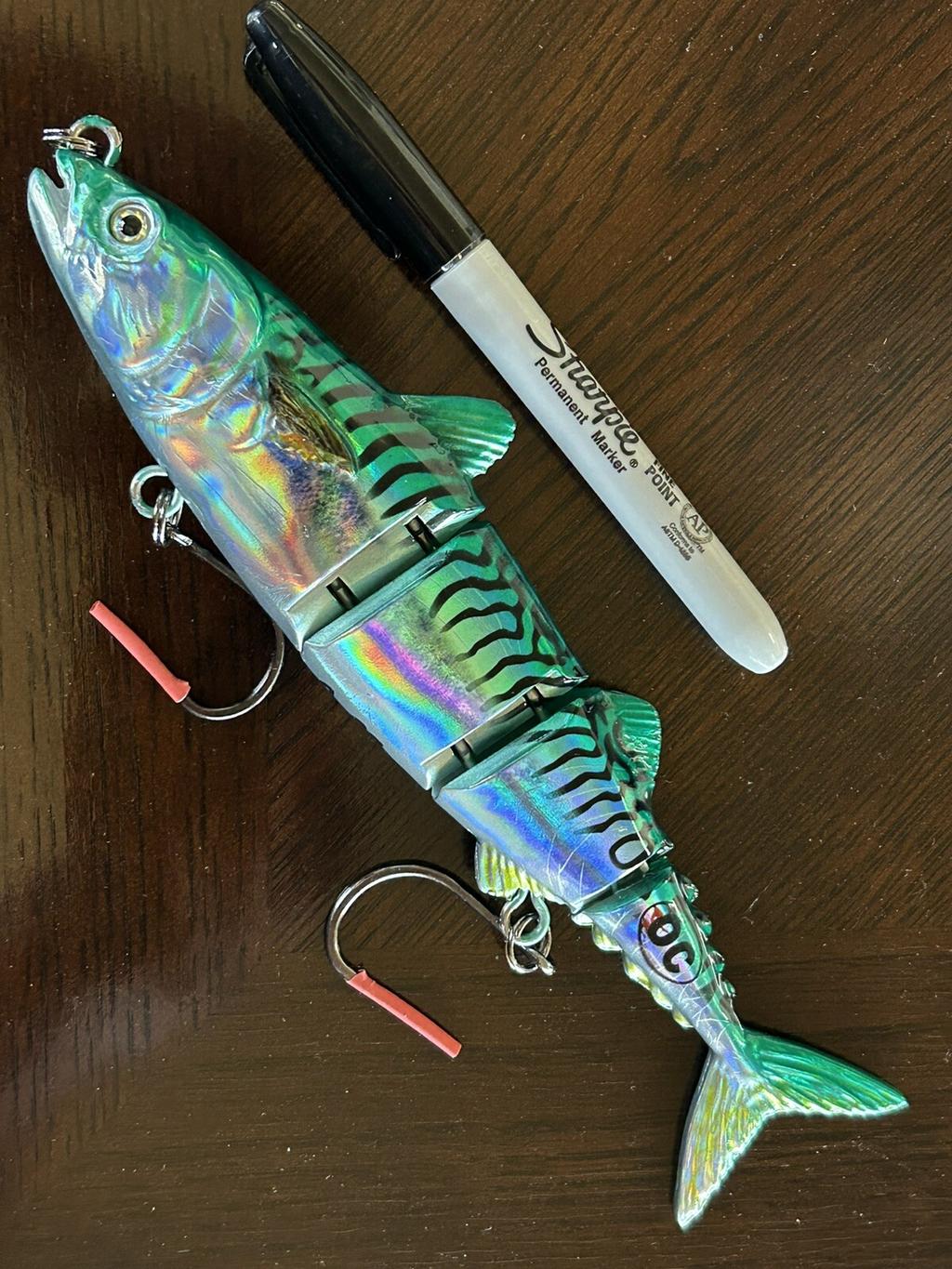 MACKEREL LURE LASER  The Original OC Swimbait 8-1/4 in. 2-3/4 oz. Medium - Image 4