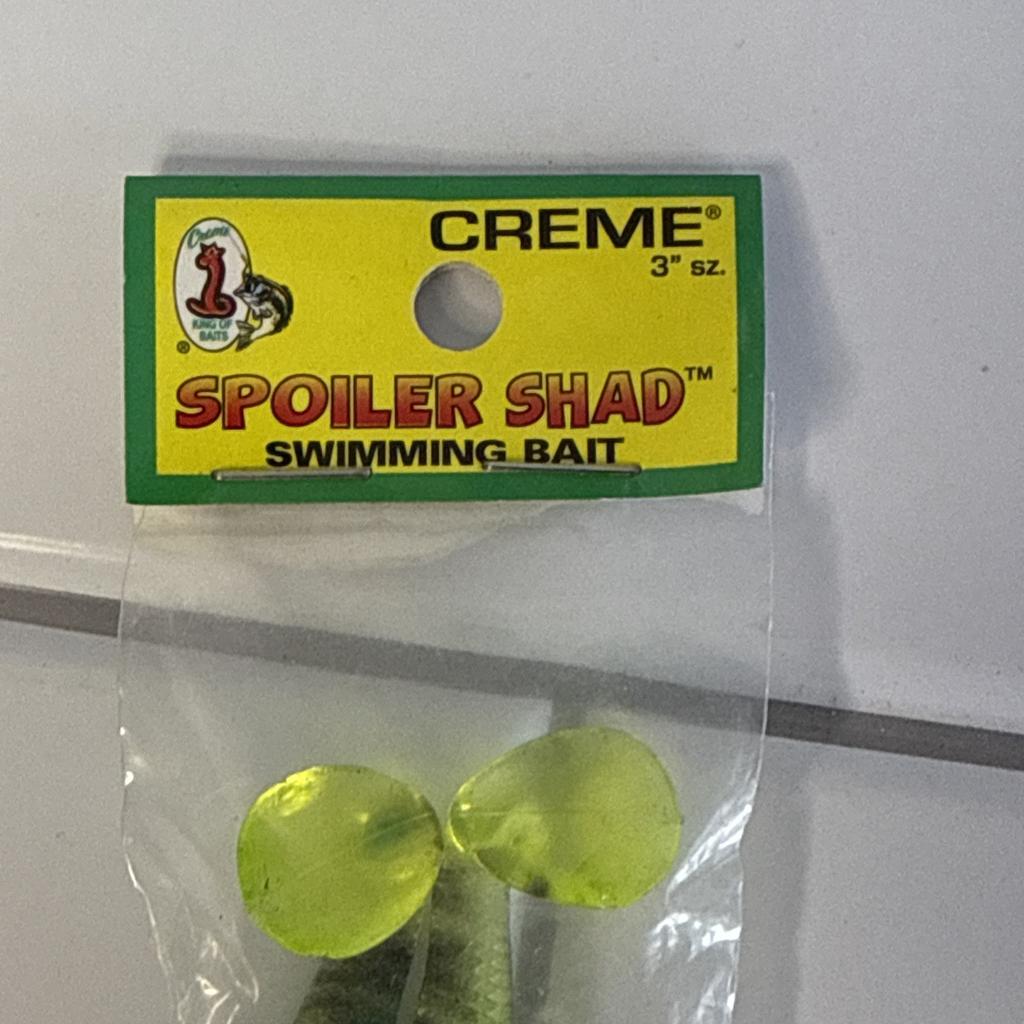 Creme Spoiler Shad 3" Swimbait FireTiger 2pk. - Image 5