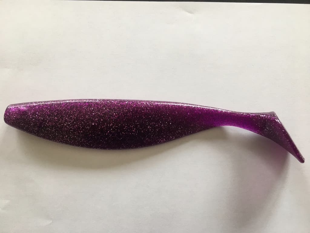 9"Shad Paddle Tail Swimbait great for Umbrella Rig 12  Count Bag sassy shad - Image 1