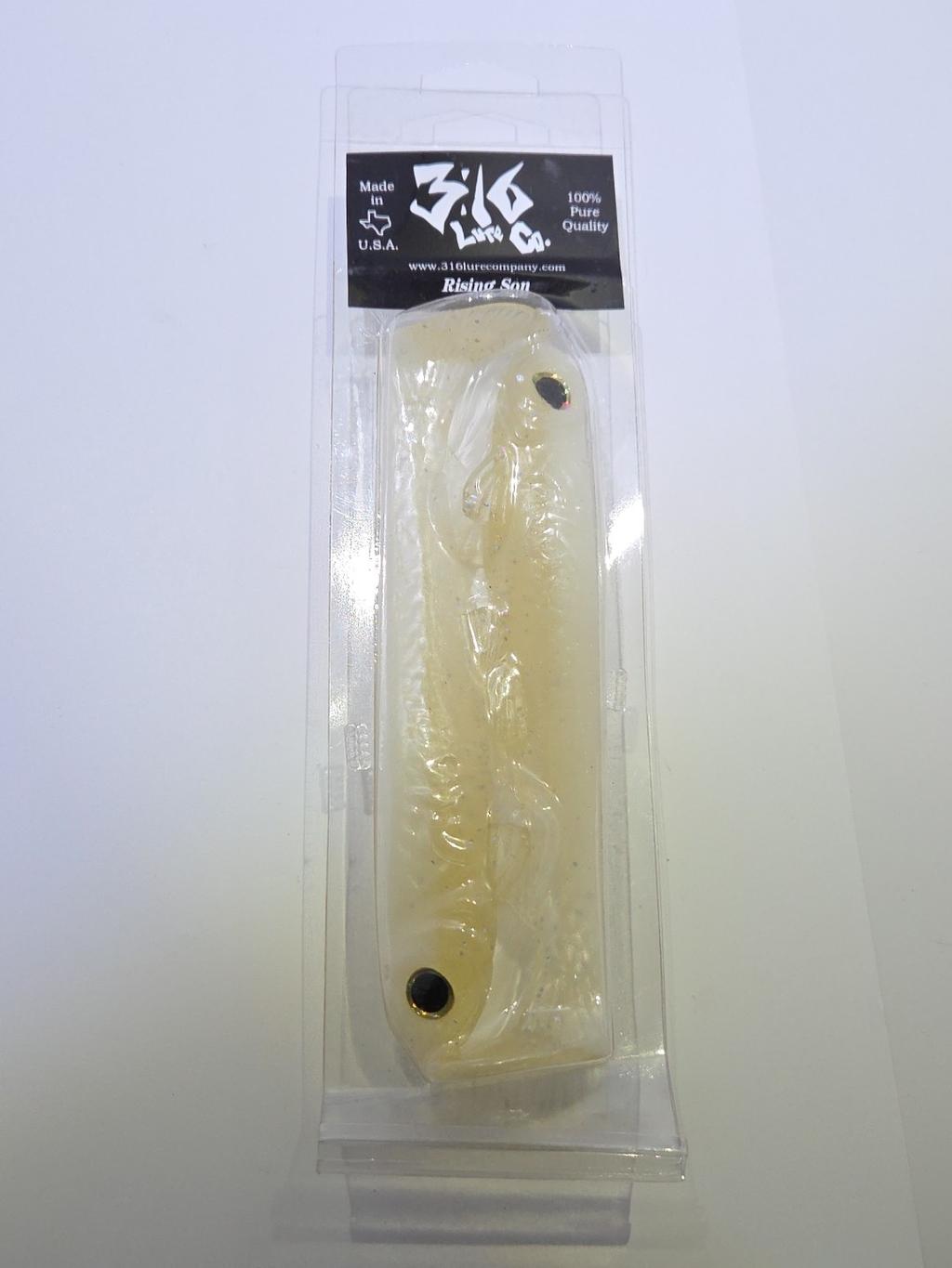 3:16 Lure Company Rising Son Weedless swimbait 7"  Disco NIP - Image 1