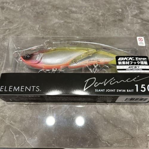 ELEMENS  Fishing Lure 2-piece Set Da Vinci 150 Slant Joint Swimbait Limited New - Image 7