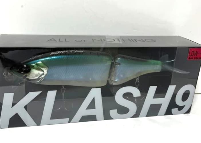 DRT KLASH 9 FL CLEAR Low Floating Swimbait Glide Bait Fishing Japan Lure - Image 1