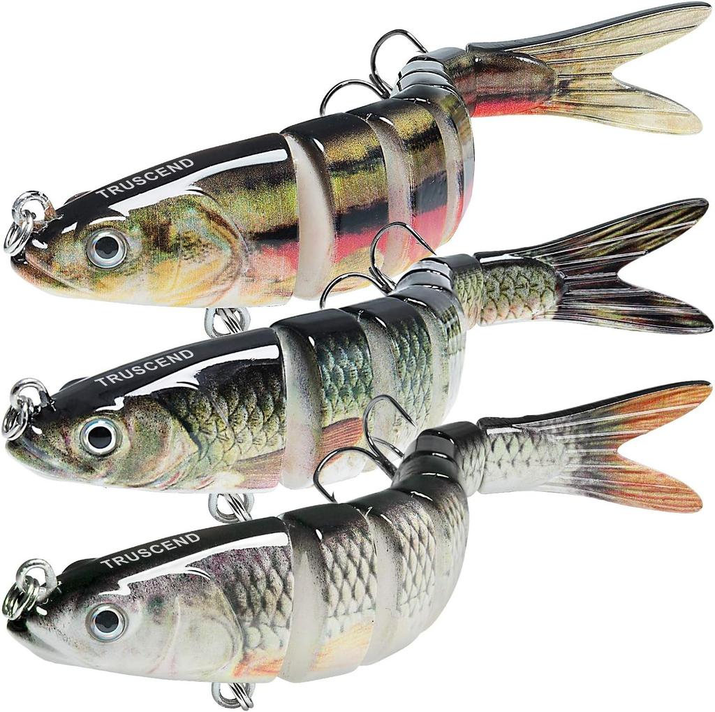 Bass Trout Crappie Lures, Lifelike Swimbait for Fishing - Image 1