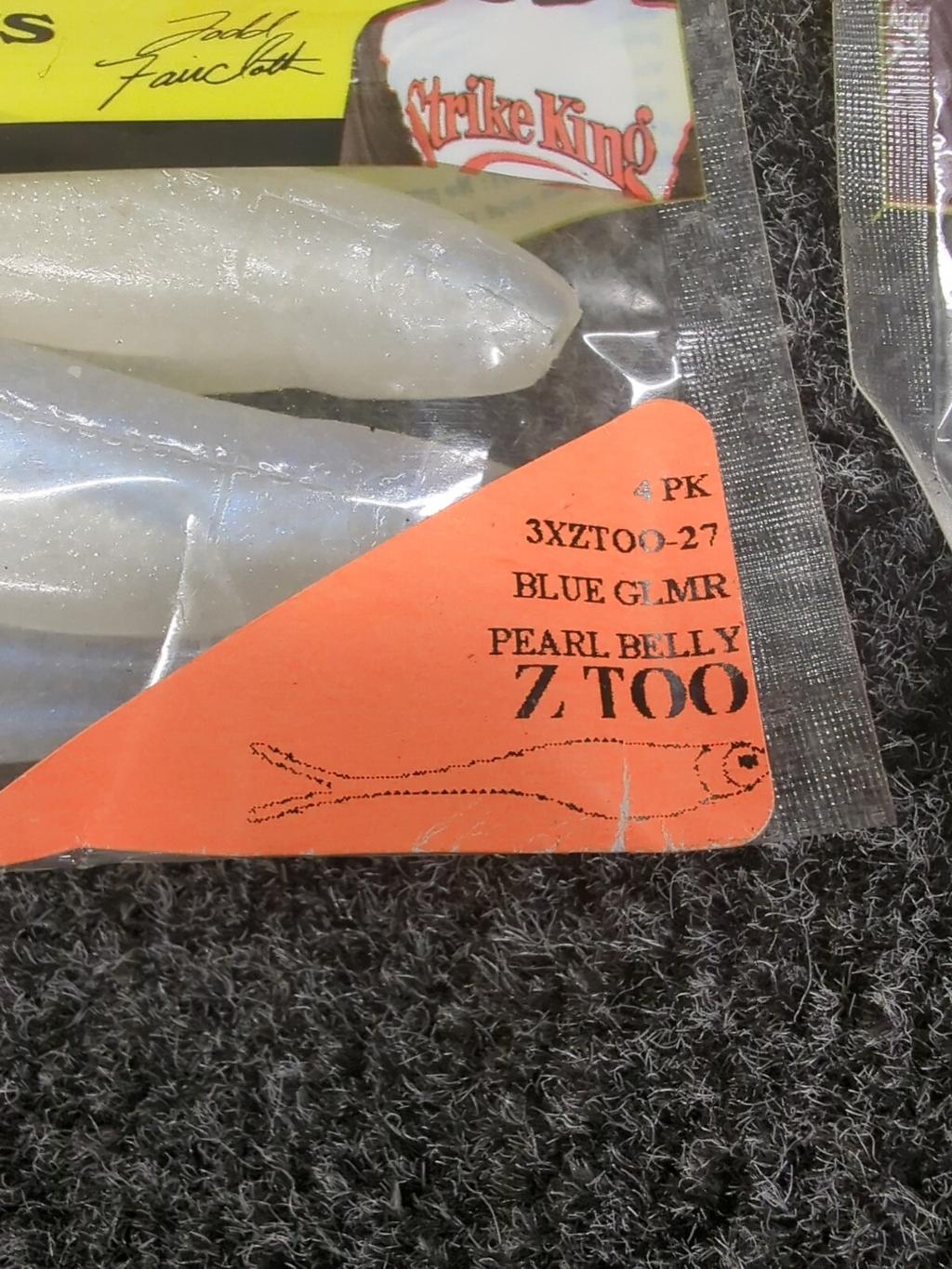 Lot Of 12 Packs Strike King Zero/Z-too-yum Lil Suzee-caffeine Shad Lot28 - Image 2