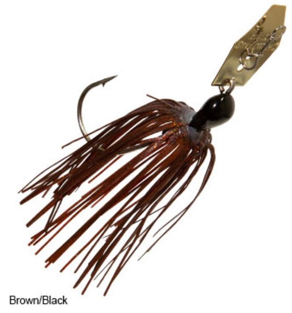Zman Chatterbait 3/8 oz Sinking Lure Brown Black (0126) - Image 5