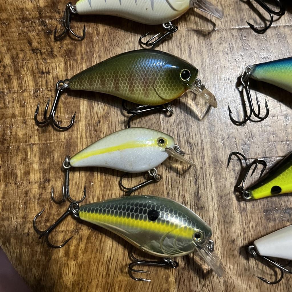 Lot Of 18 Squarebill Crankbaits Xcite Strike King Ark Unbranded No Combined Ship - Image 11