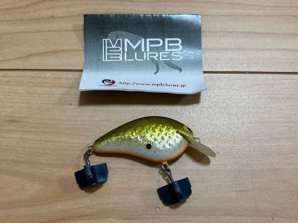 MPB LURES Wild Weazel Crankbait Flat Side Foil Root Beer New Unused - Image 2