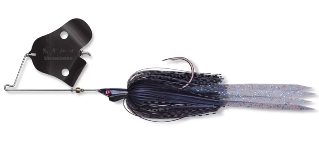 Megabass Jamaica Boa JR 3/8 oz Buzzbait Sinking Lure Black Mamba (4545) - Image 3