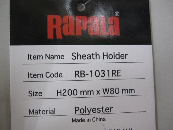 Rapala Sheath Holder (RB-1031) Red New Pliers Holder - Image 2