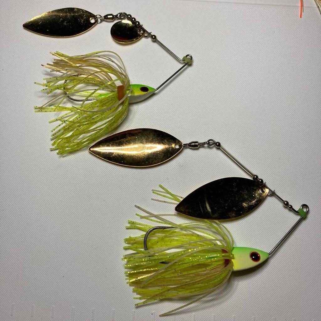 Evergreen Delta Force Spinnerbait 2pcs Hard Lure Small/Large Fishing Bait - Image 4