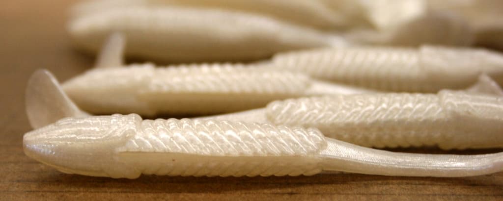 5" Swim Minnow Pearl Paddle Tail Swimbait Trailer for A Rig 50 pack bulk Bag - Image 6