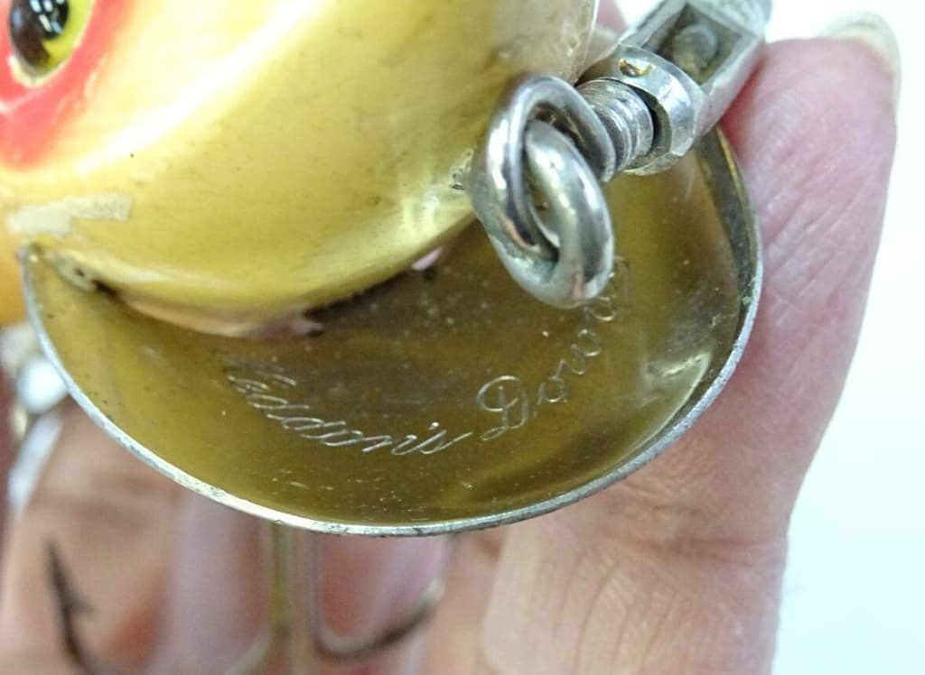 Heddon MUSKY VAMP 8inch R/W 1920's Old Lure Ship From Japan - Image 6