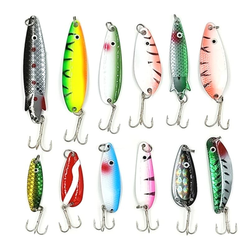 30Pcs Spinner Baits Fishing Lures Metal Baits Crankbait Fishing Accessories - Image 7