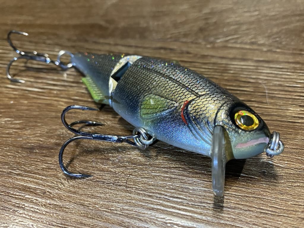 (2) Custom Painted Strike King- King Shad - Image 4