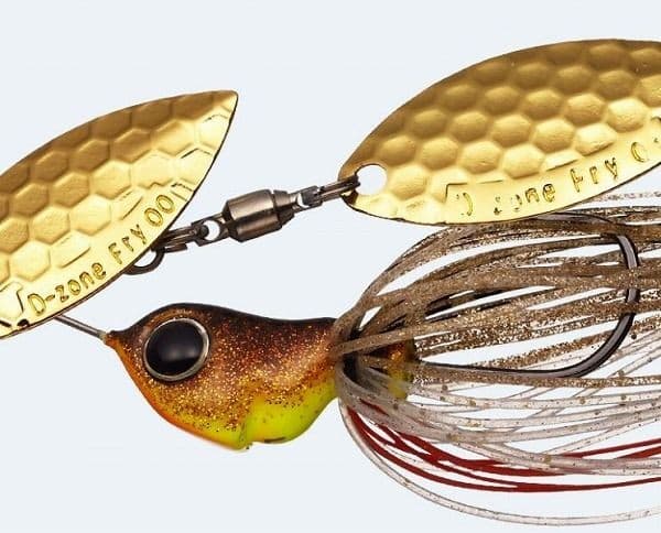 Evergreen D Zone Fly Buzzbait 1/4oz Double Willow Blackkin Tournament Ready - Image 1