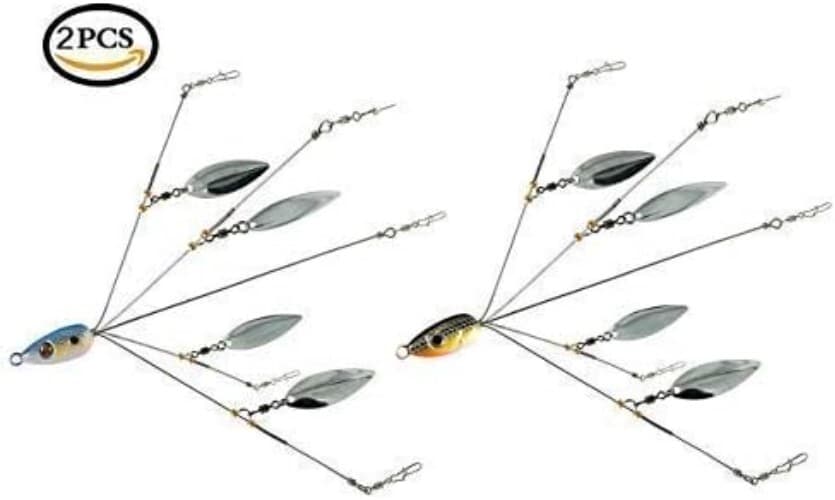 Compact Alabama Umbrella Rig with Stainless Steel Arms - Ideal for All Fishermen - Image 8