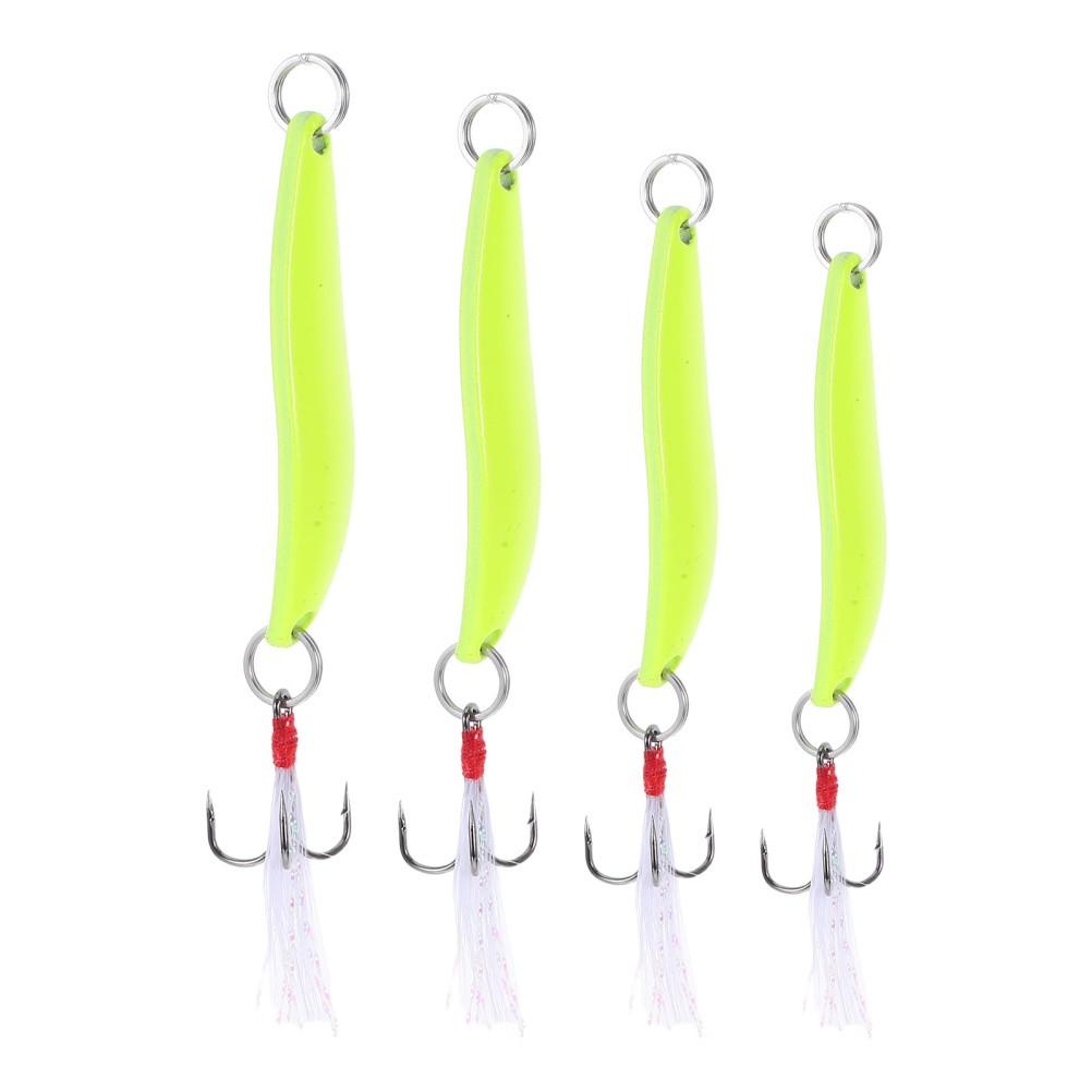 4 Pcs Glow in The Dark Fishing Lures Artificial Bait Accessories - Image 4