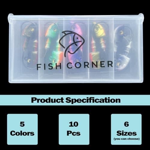 Swimbait Jig Head Swimbait Jigs with 3D Eyes Minnow Jig Heads for Fishing 1/4oz - Image 6