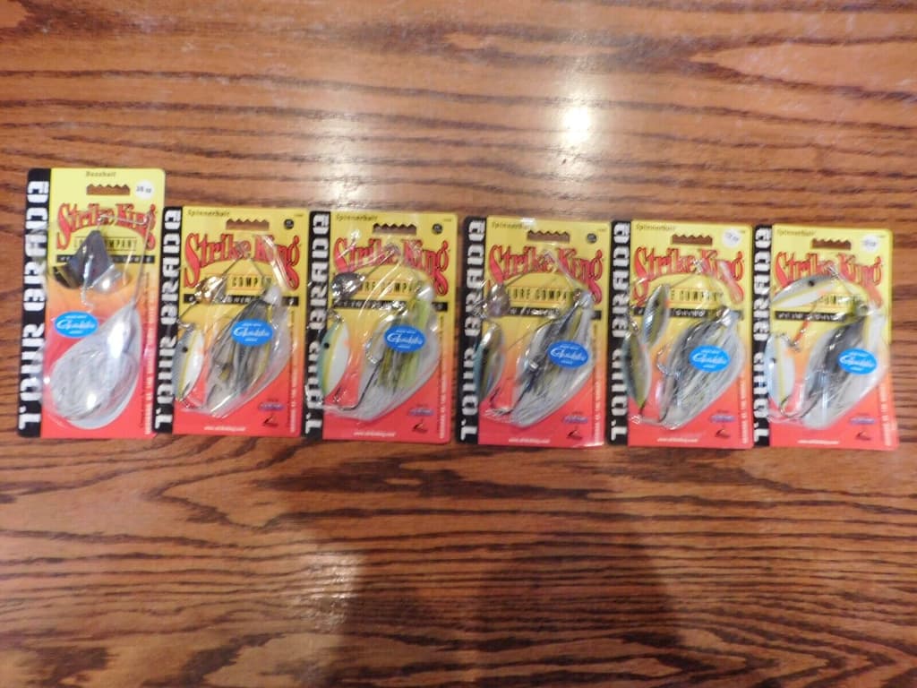 Strike King Tour Grade Spinnerbaits, Buzzbait (New) - Image 1