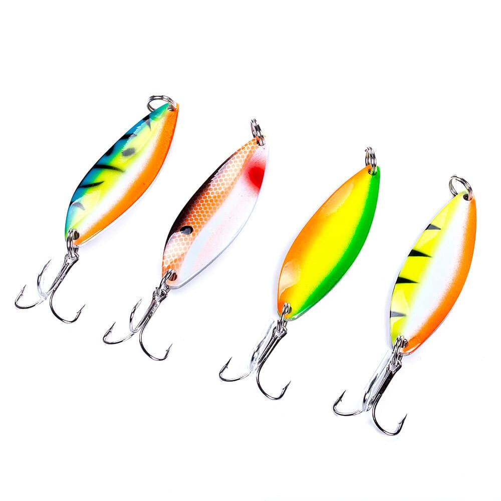 20PCS Lot Spinnerbait Spoon Bait 7.2cm/18g Metal Crankbait Fishing Lure Blade - Image 4