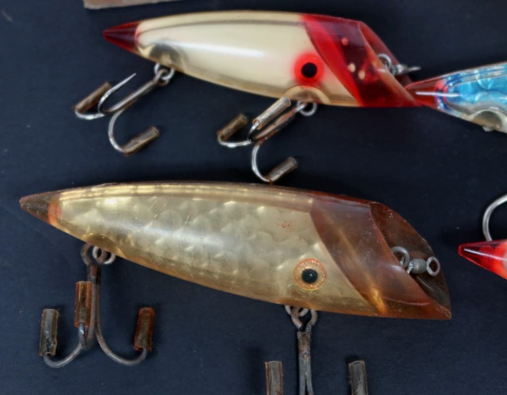 Vintage 14 pc Group Zimmy Salmon Fishing Lures Trolling Plugs - Image 3