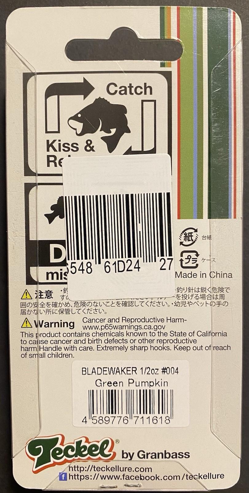 Teckel Bladewaker Chatterbait 1/2oz - Image 2