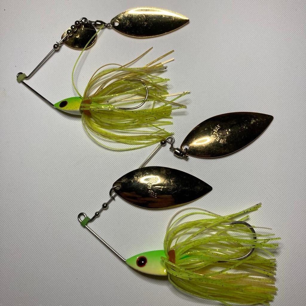 Evergreen Delta Force Spinnerbait 2pcs Hard Lure Small/Large Fishing Bait - Image 1