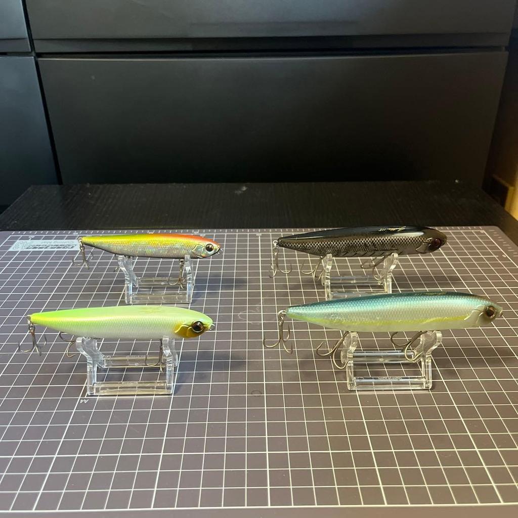 Evergreen Jastine 115 Topwater Lure Set 4pcs, Used, Fishing Accessories - Image 3