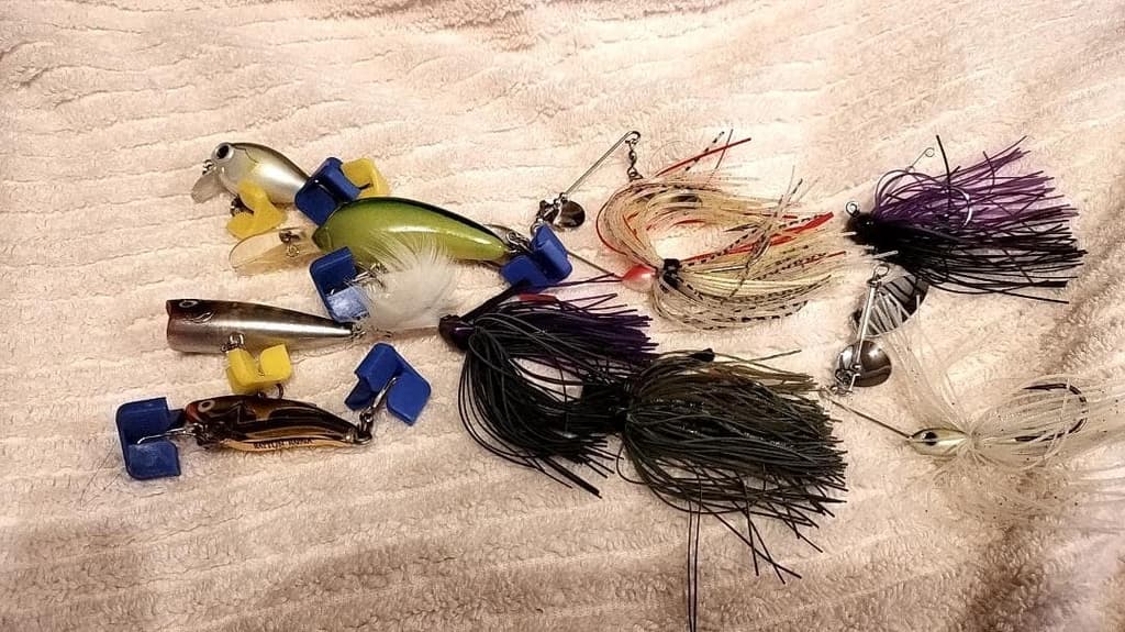 Fishing Lure Bulk of lures reels rubber nets etc. - Image 2