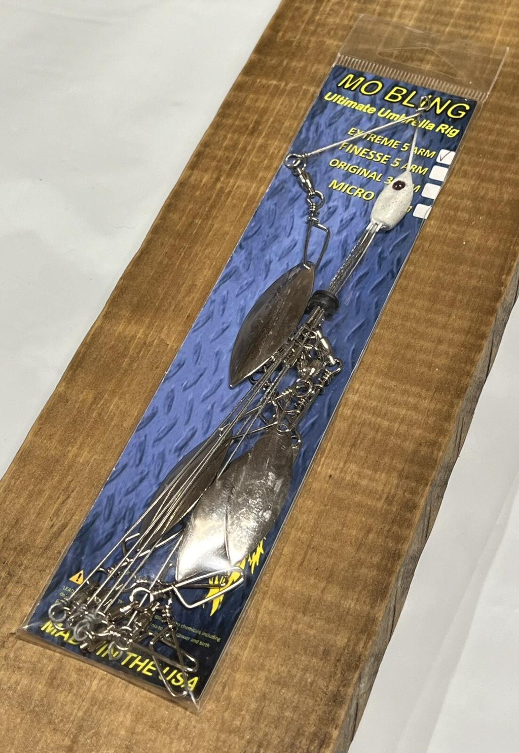 Mo Bling Ultimate Fishing Umbrella Rig: Extreme 5 Arm - Image 1